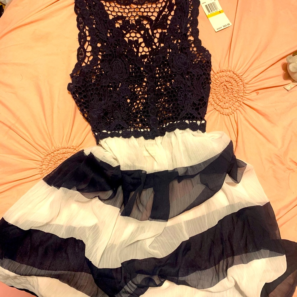 SuperDry sheer dress